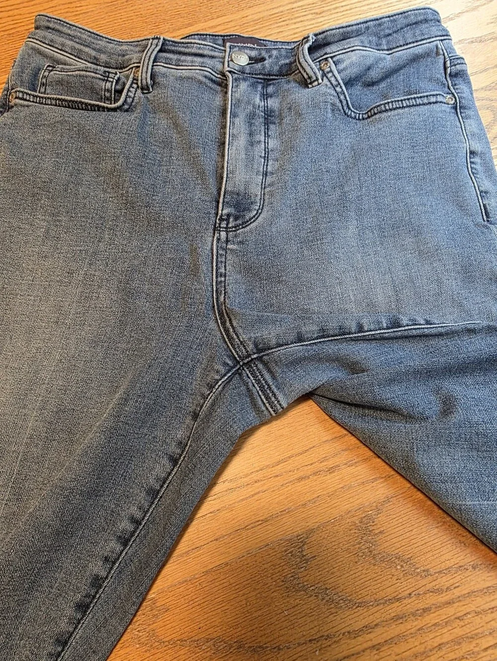 NYDJ Joni High-Rise Relaxed Capris Jeans Majestic Wash Size 12